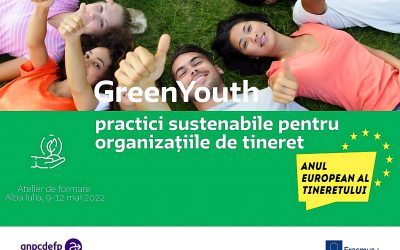 Am participat la trainigul GREEN YOUTH: PRACTICI SUSTENABILE PENTRU ONG-URI (2022)