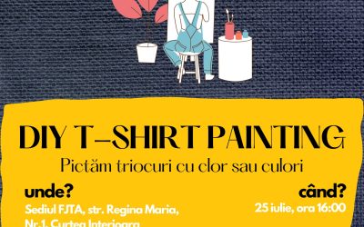 Vă așteptăm la DIY T-SHIRT PAINTING (2023)